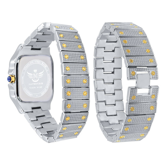 PRODIGIOUS STAINLESS STEEL CRYSTAL WATCH SET | 5307442