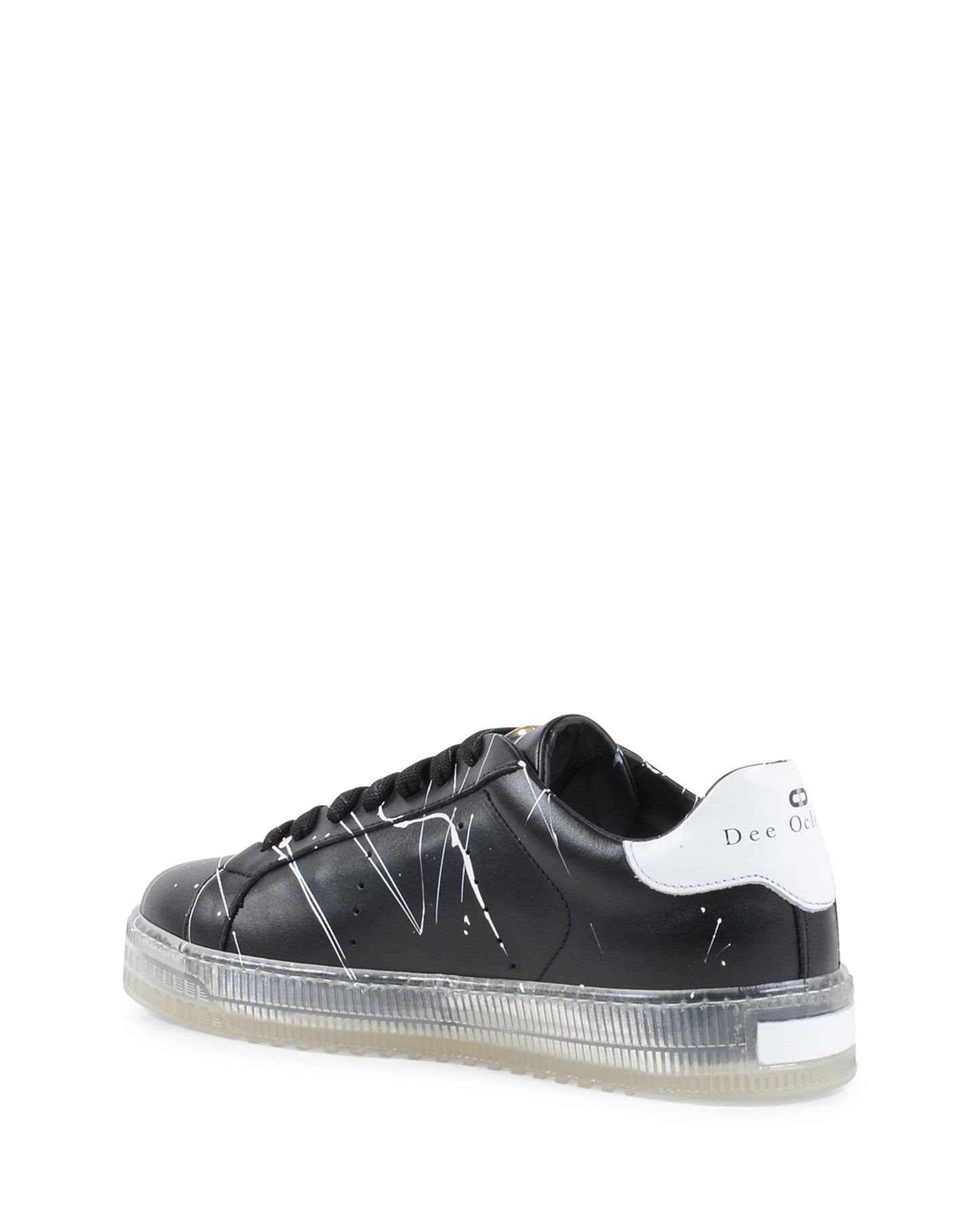 Splatter Sneaker - Black White
