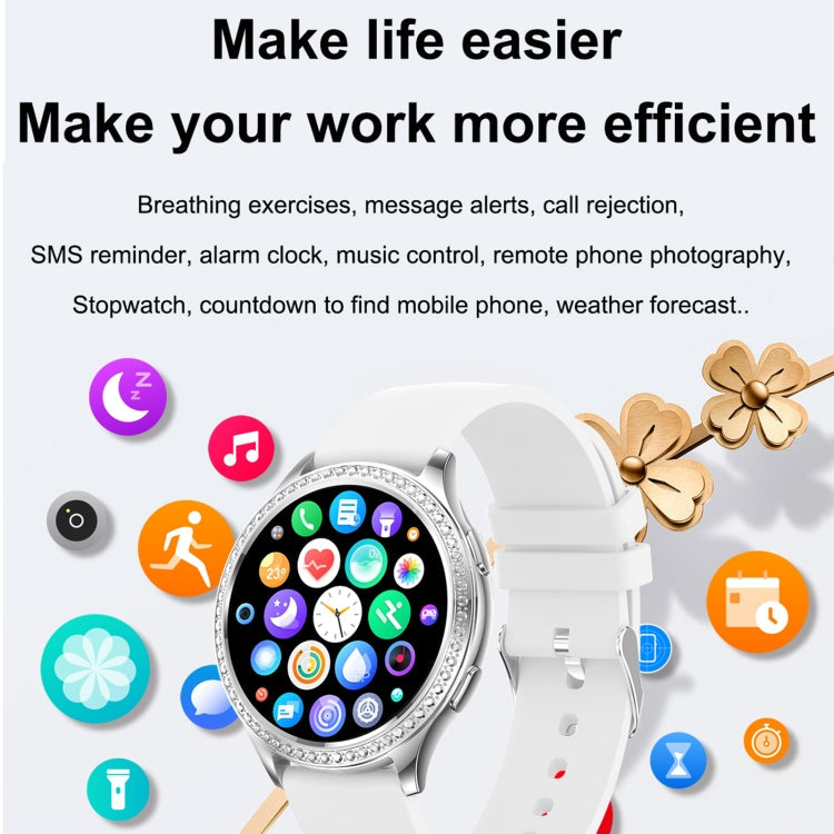 AK53 IP67 BT5.2 1.32inch Smart Watch Support Voice Call / Health