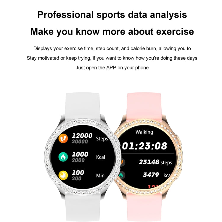 AK53 IP67 BT5.2 1.32inch Smart Watch Support Voice Call / Health