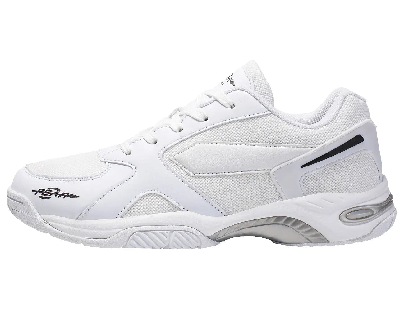 Men's High Arch Firm Support All-In-One White Walking Shoes, Comfort