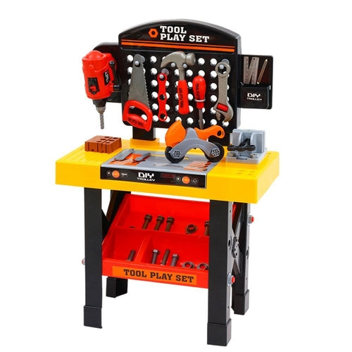 Keezi Kids Pretend Workbench DIY Tools 54 Piece Children Role Play