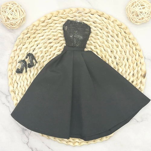 32cm Supermodel Doll Clothes Suit European Fashion Black Suit Series