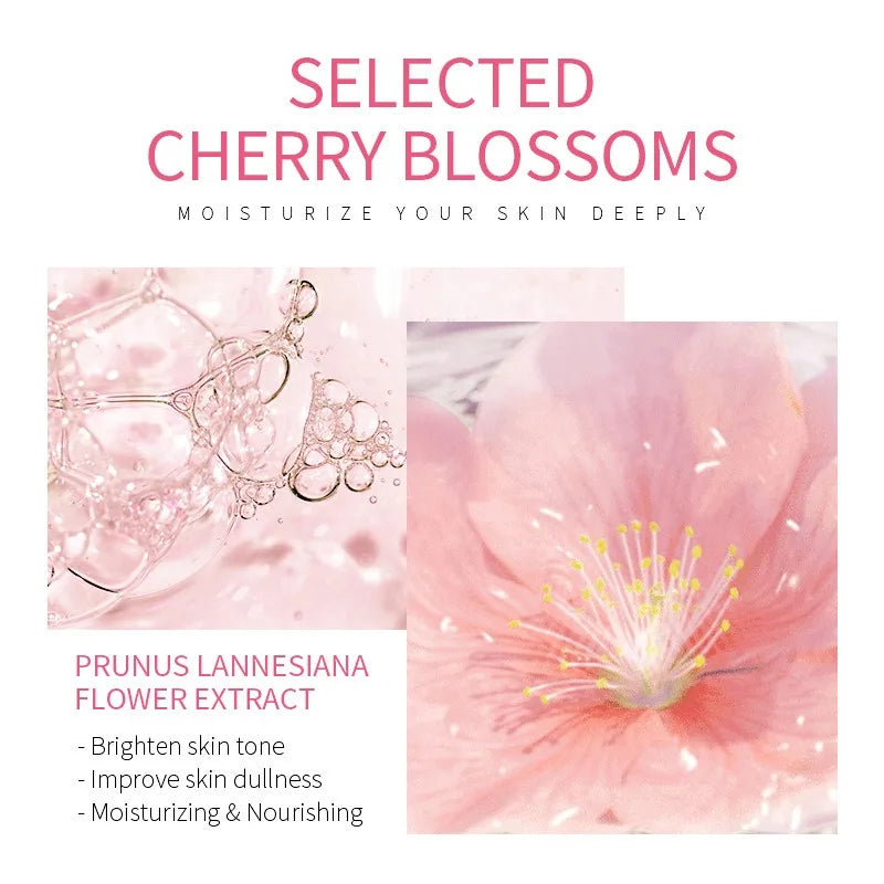 Sakura Cleanser Rich Foam Deep Clean Remove Grease Improve Oily Face