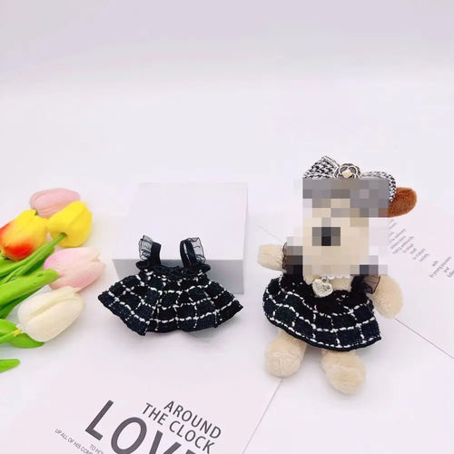Trendy DIY Doll Clothes Nice Colorful Plaid Skirt Doll Accessories for