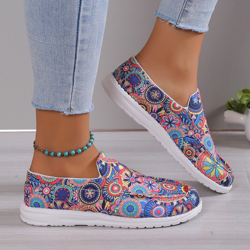 Women Shoes Basic Flat Shoes Trend Casual Flat Shoes Round Toe Wedge