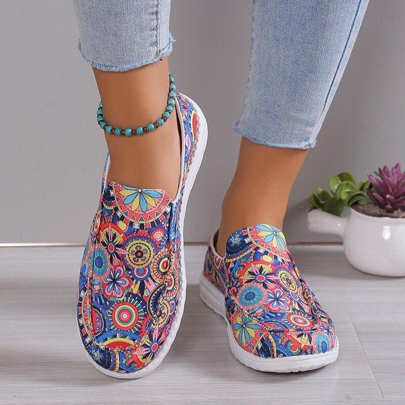 Women Shoes Basic Flat Shoes Trend Casual Flat Shoes Round Toe Wedge