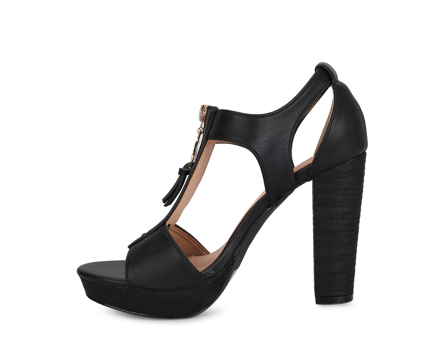 Maddie Women's Comfortable Platform Sandal Shoes with Zipper