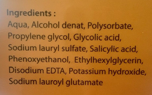 OxeDerm Body Care Wash 100ml / 3.4 fl oz Exfoliating Shower Gel