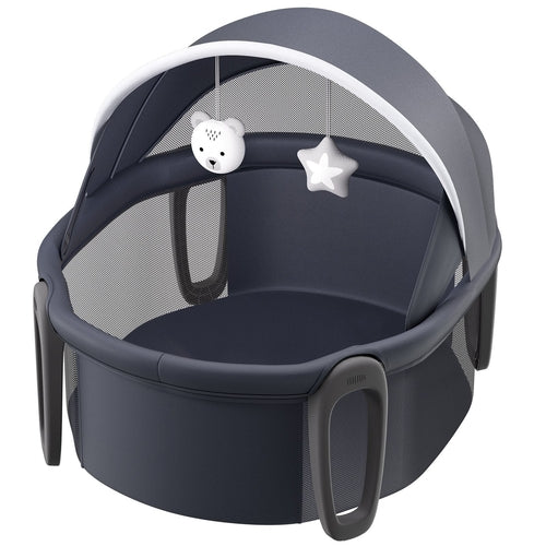 Portable Baby Bassinet On-The-Go Folding Baby Dome With Canopy And