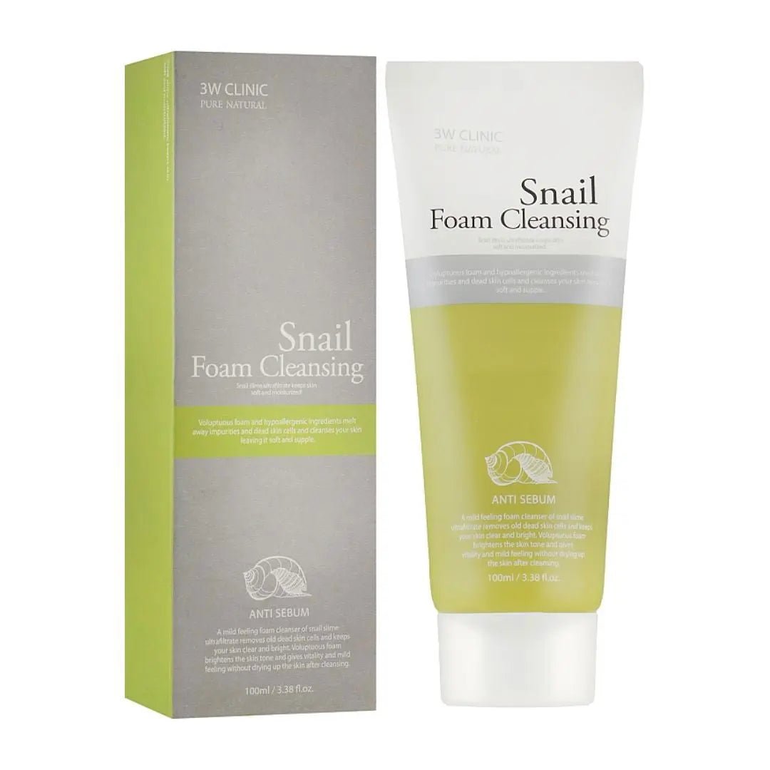 (Buy 2 Get 1 Free) 3W Clinic Snail Foam Cleansing