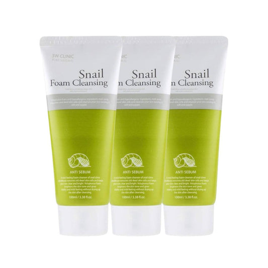 (Buy 2 Get 1 Free) 3W Clinic Snail Foam Cleansing