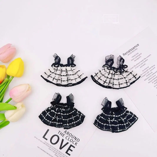 Trendy DIY Doll Clothes Nice Colorful Plaid Skirt Doll Accessories for