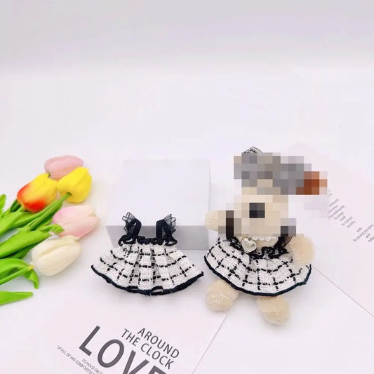 Trendy DIY Doll Clothes Nice Colorful Plaid Skirt Doll Accessories for