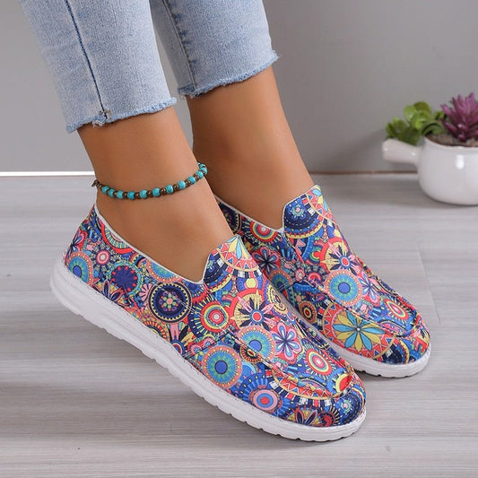Women Shoes Basic Flat Shoes Trend Casual Flat Shoes Round Toe Wedge
