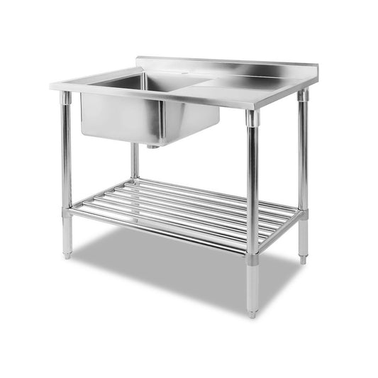 Cefito 100x60cm Stainless Steel Sink Bench Kitchen 304. Only Australia