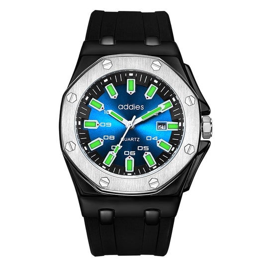 addies MY-052 Business Multifunctional Luminous Watch Silicone