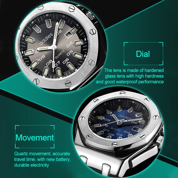 addies MY-052 Business Multifunctional Luminous Watch Silicone