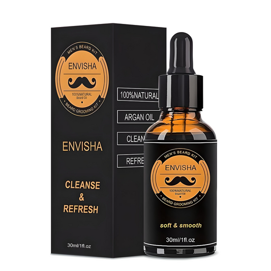 ENVISHA™ – 6-Piece Beard Grooming Kit for Men