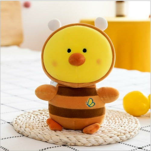 New Creative Plush Toys Kawaii Duck Dinosaur Rabbit Dolls for Kids
