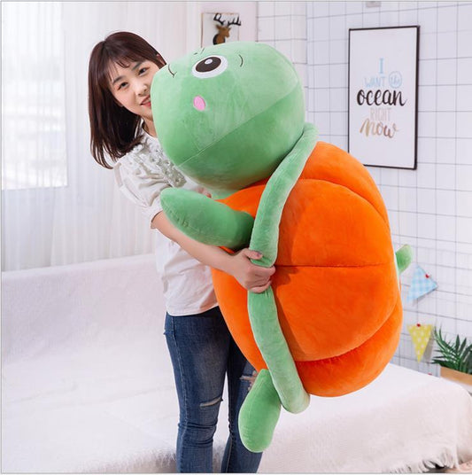 35~100cm New Arrive Plush Toys Kawaii Tortoise Creative Pumpkin Dolls