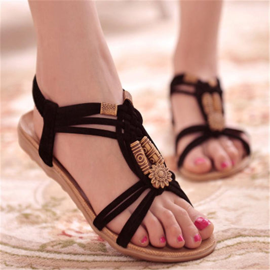 Sandals Women Shoes Bohemia Gladiator Beach Flat