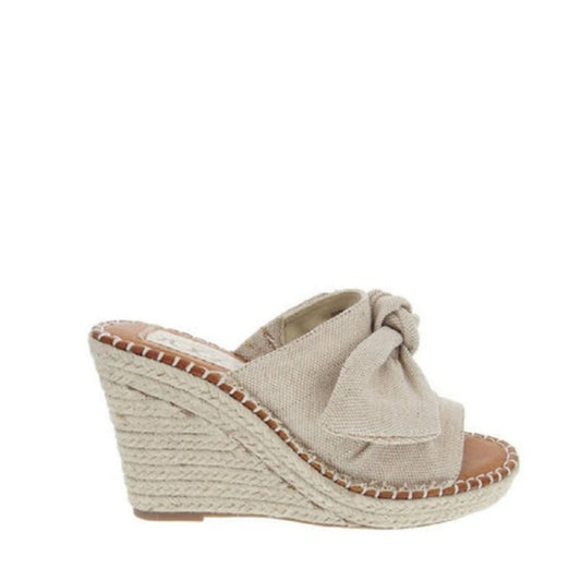 Womens Sandals - High Heel Slip-on Wedge Shoes